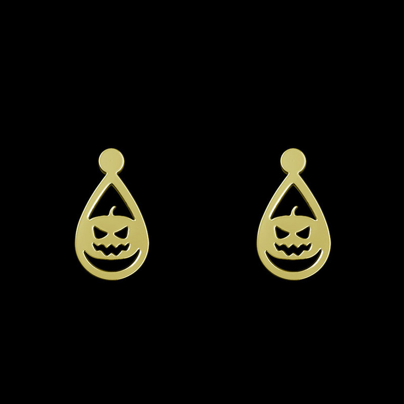 گوشواره طلا 18 عیار زنانه مدوپد مدل هالووین کد GA1-13799 گوشواره طلا 18 عیار زنانه مدوپد مدل هالووین کد GA1-13799