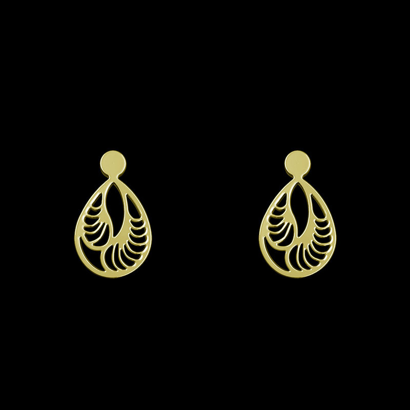 گوشواره طلا 18 عیار زنانه مدوپد مدل هندسی کد GA1-13813 گوشواره طلا 18 عیار زنانه مدوپد مدل هندسی کد GA1-13813