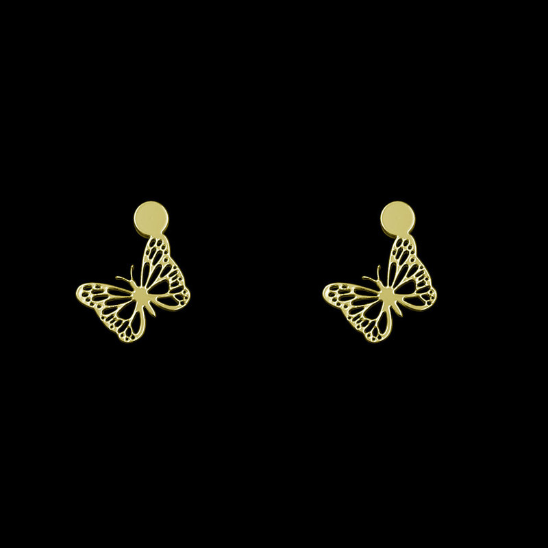 گوشواره طلا 18 عیار زنانه مدوپد مدل پروانه کد GA1-13819 گوشواره طلا 18 عیار زنانه مدوپد مدل پروانه کد GA1-13819