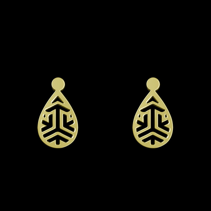 گوشواره طلا 18 عیار زنانه مدوپد مدل هندسی کد GA1-13862 گوشواره طلا 18 عیار زنانه مدوپد مدل هندسی کد GA1-13862