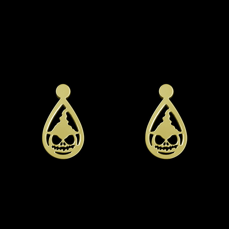 گوشواره طلا 18 عیار زنانه مدوپد مدل هالووین کد GA1-13877 گوشواره طلا 18 عیار زنانه مدوپد مدل هالووین کد GA1-13877