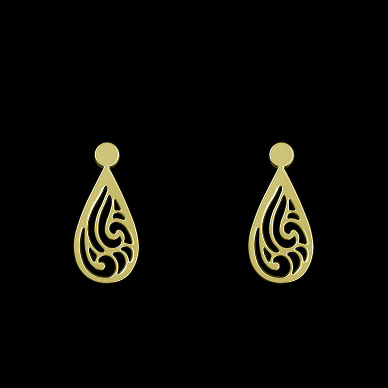 گوشواره طلا 18 عیار زنانه مدوپد مدل هندسی کد GA1-13896 گوشواره طلا 18 عیار زنانه مدوپد مدل هندسی کد GA1-13896