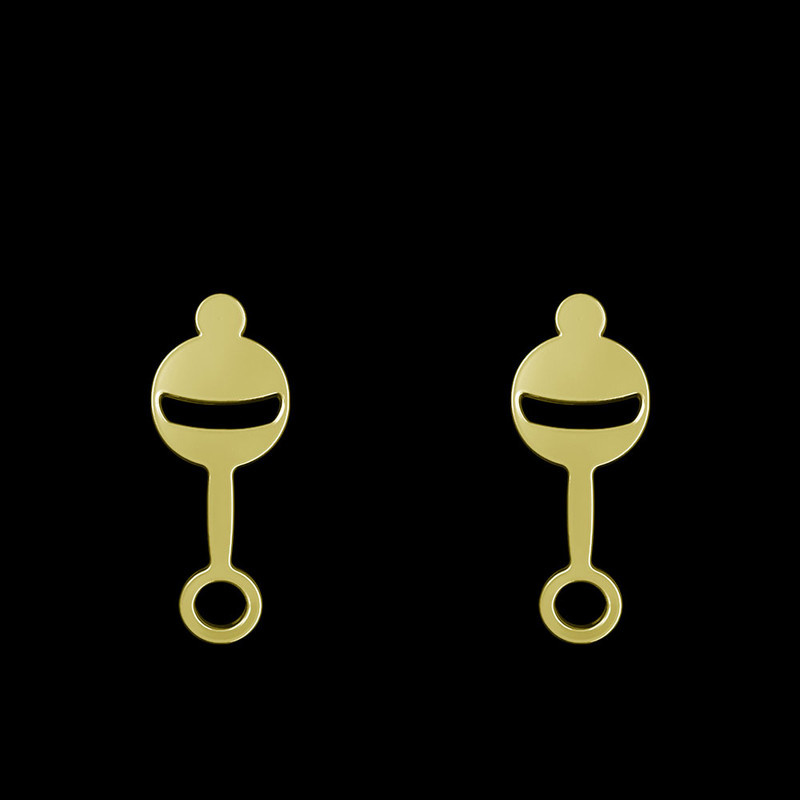 گوشواره طلا 18 عیار زنانه مدوپد مدل هندسی کد GA1-13898 گوشواره طلا 18 عیار زنانه مدوپد مدل هندسی کد GA1-13898