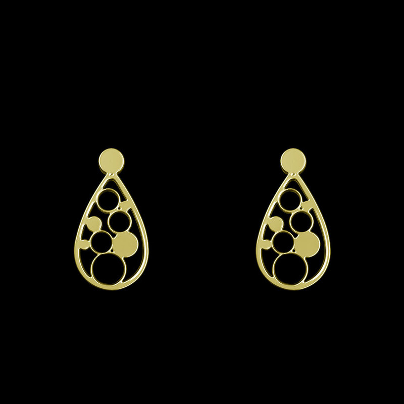 گوشواره طلا 18 عیار زنانه مدوپد مدل هندسی کد GA1-13911 گوشواره طلا 18 عیار زنانه مدوپد مدل هندسی کد GA1-13911