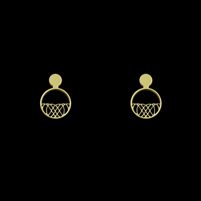 گوشواره طلا 18 عیار زنانه مدوپد مدل هندسی کد GA1-13926 گوشواره طلا 18 عیار زنانه مدوپد مدل هندسی کد GA1-13926