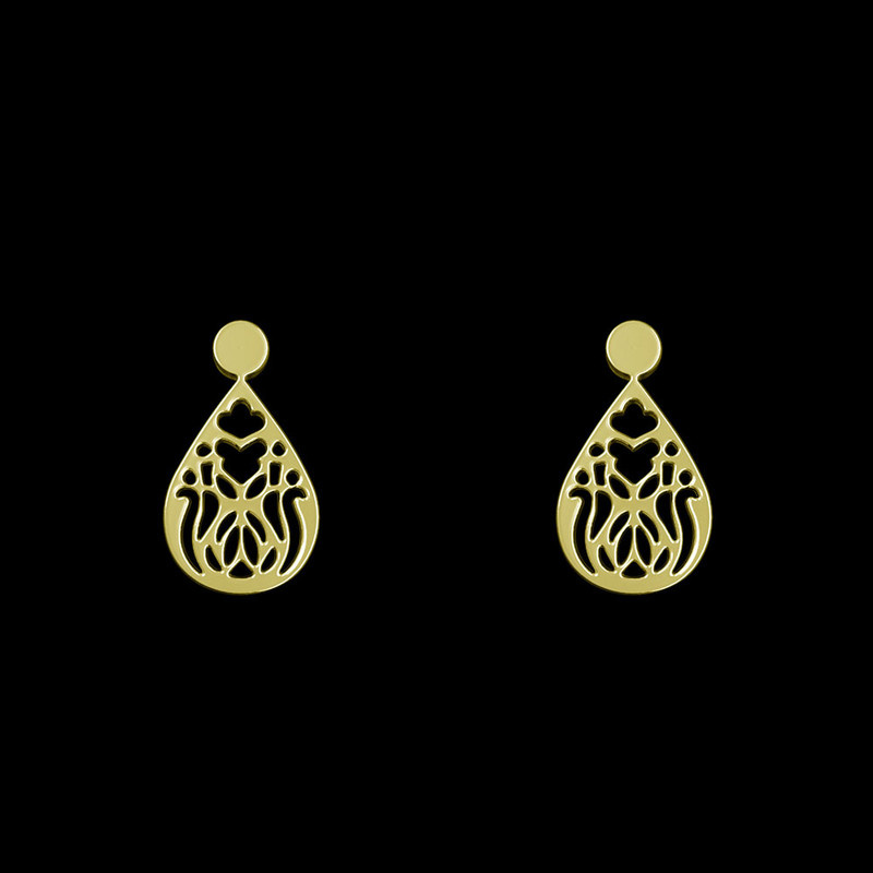 گوشواره طلا 18 عیار زنانه مدوپد مدل هندسی کد GA1-13946 گوشواره طلا 18 عیار زنانه مدوپد مدل هندسی کد GA1-13946