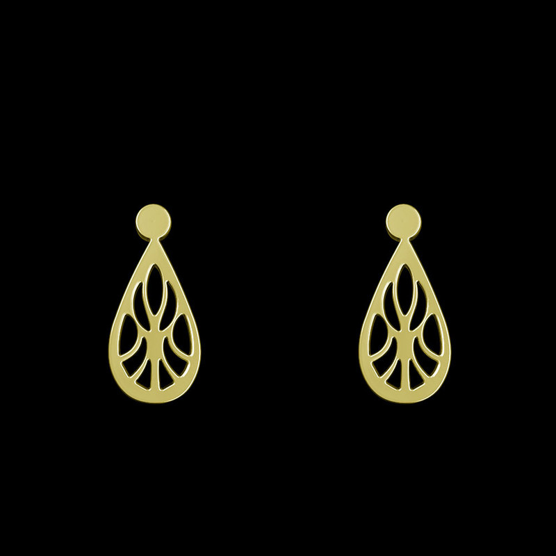 گوشواره طلا 18 عیار زنانه مدوپد مدل هندسی کد GA1-13970 گوشواره طلا 18 عیار زنانه مدوپد مدل هندسی کد GA1-13970