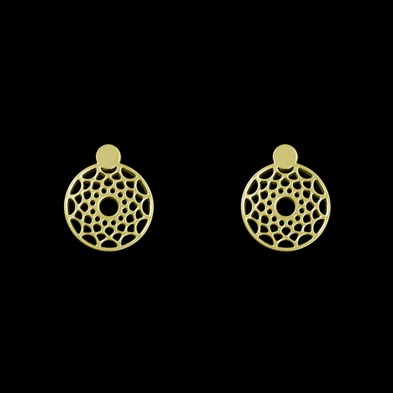 گوشواره طلا 18 عیار زنانه مدوپد مدل هندسی کد GA1-13983 گوشواره طلا 18 عیار زنانه مدوپد مدل هندسی کد GA1-13983