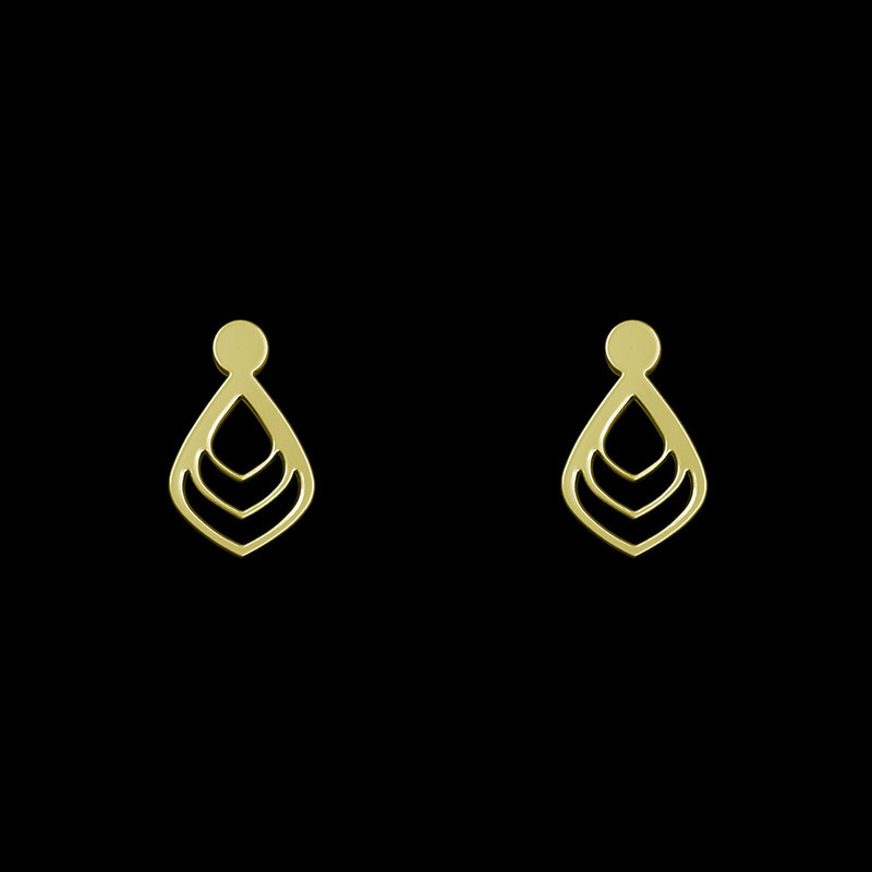 گوشواره طلا 18 عیار زنانه مدوپد مدل هندسی کد GA1-14006 گوشواره طلا 18 عیار زنانه مدوپد مدل هندسی کد GA1-14006