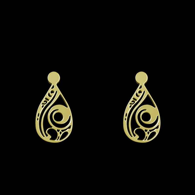 گوشواره طلا 18 عیار زنانه مدوپد مدل هندسی کد GA1-14027 گوشواره طلا 18 عیار زنانه مدوپد مدل هندسی کد GA1-14027