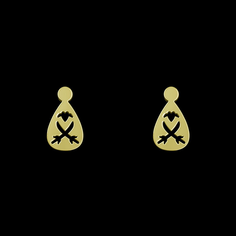 گوشواره طلا 18 عیار زنانه مدوپد مدل شمشیر کد GA1-14058 گوشواره طلا 18 عیار زنانه مدوپد مدل شمشیر کد GA1-14058