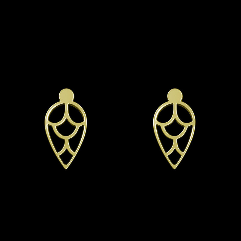 گوشواره طلا 18 عیار زنانه مدوپد مدل هندسی کد GA1-14080 گوشواره طلا 18 عیار زنانه مدوپد مدل هندسی کد GA1-14080