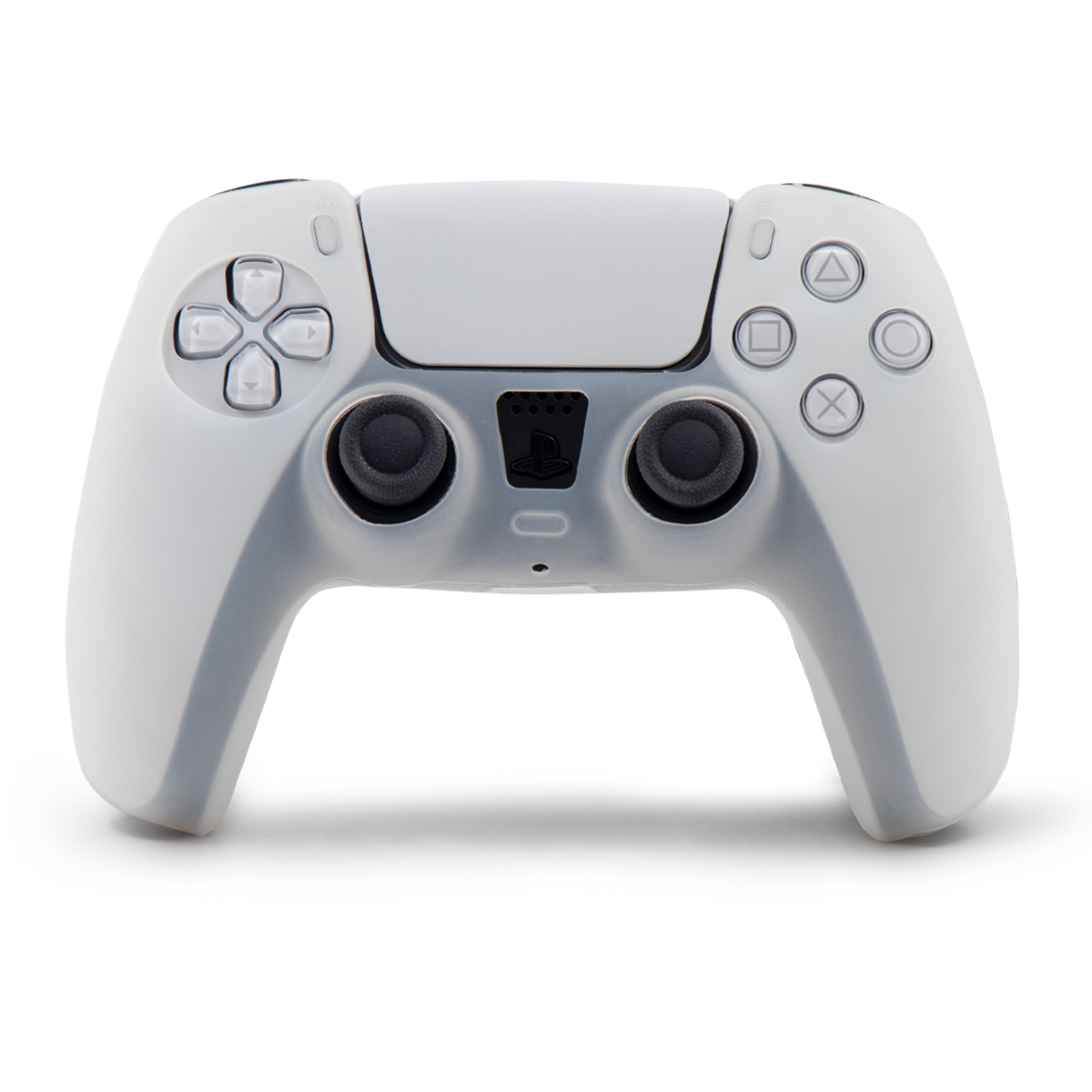 روکش دسته PS5 مدل سیلیکونی ساده سفید روکش دسته PS5 مدل سیلیکونی ساده سفید