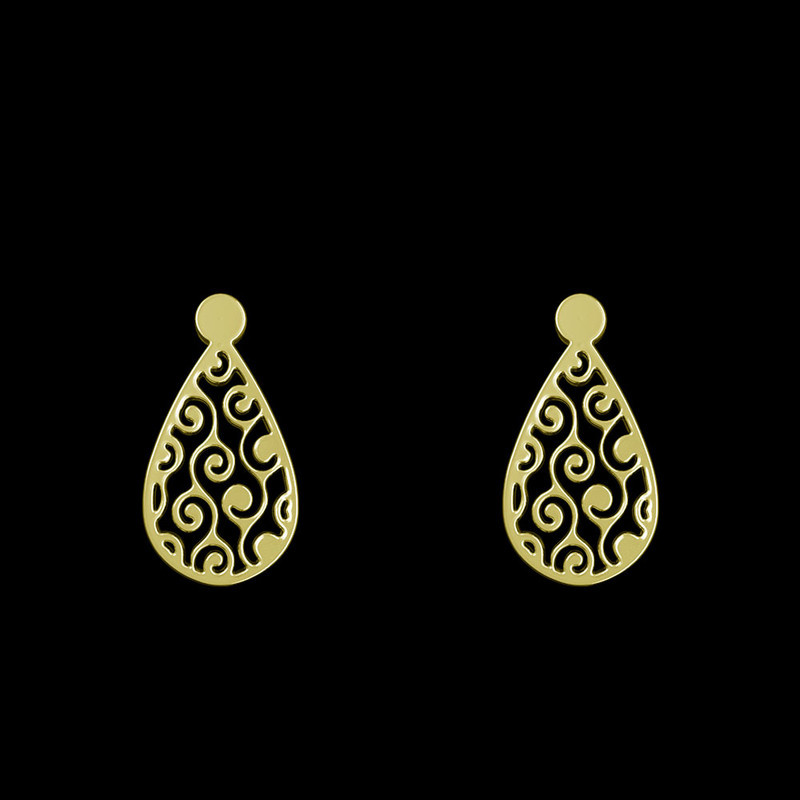 گوشواره طلا 18 عیار زنانه مدوپد مدل هندسی کد GA1-14088 گوشواره طلا 18 عیار زنانه مدوپد مدل هندسی کد GA1-14088