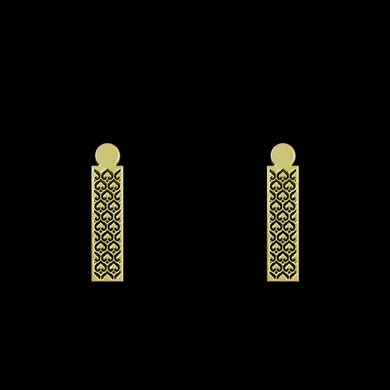 گوشواره طلا 18 عیار زنانه مدوپد مدل مستطیل کد GA1-14098 گوشواره طلا 18 عیار زنانه مدوپد مدل مستطیل کد GA1-14098