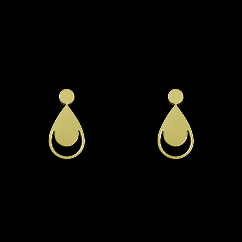 گوشواره طلا 18 عیار زنانه مدوپد مدل هندسی کد GA1-14153 گوشواره طلا 18 عیار زنانه مدوپد مدل هندسی کد GA1-14153