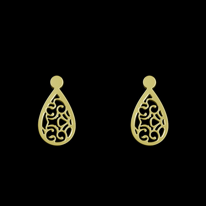 گوشواره طلا 18 عیار زنانه مدوپد مدل هندسی کد GA1-14189 گوشواره طلا 18 عیار زنانه مدوپد مدل هندسی کد GA1-14189