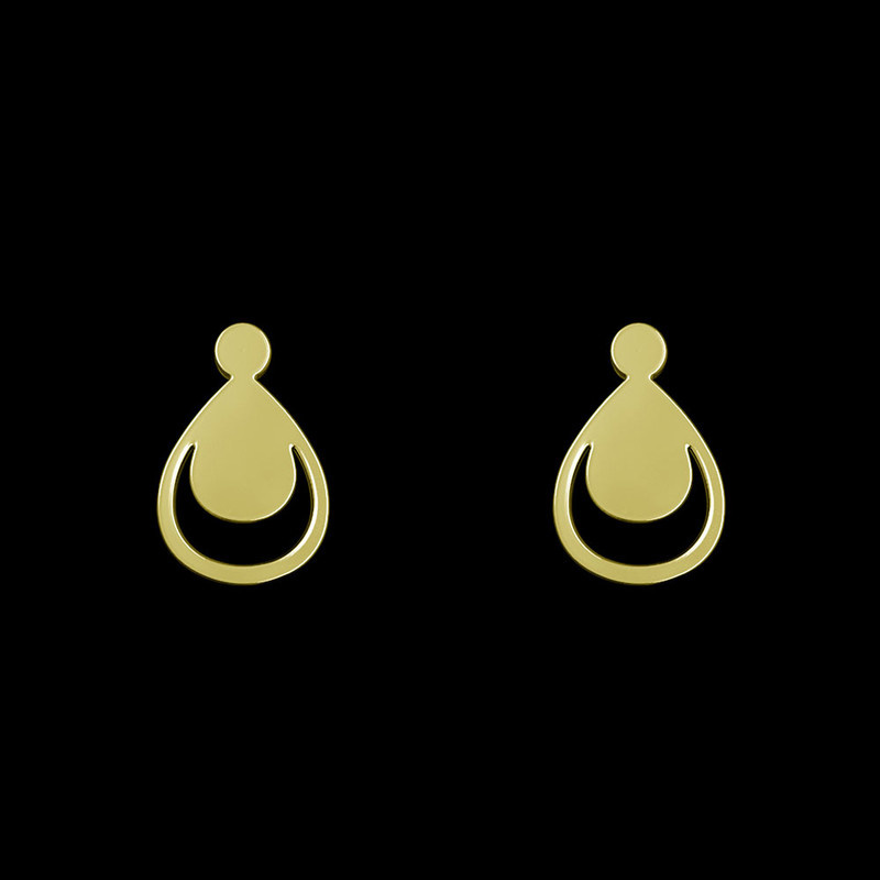 گوشواره طلا 18 عیار زنانه مدوپد مدل هندسی کد GA1-14218 گوشواره طلا 18 عیار زنانه مدوپد مدل هندسی کد GA1-14218