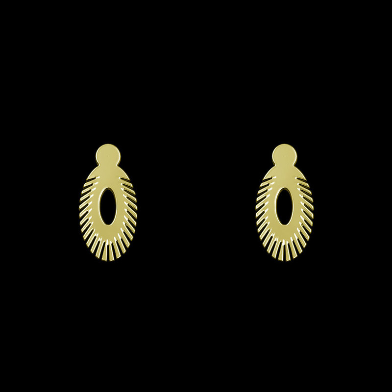 گوشواره طلا 18 عیار زنانه مدوپد مدل هندسی کد GA1-14236 گوشواره طلا 18 عیار زنانه مدوپد مدل هندسی کد GA1-14236