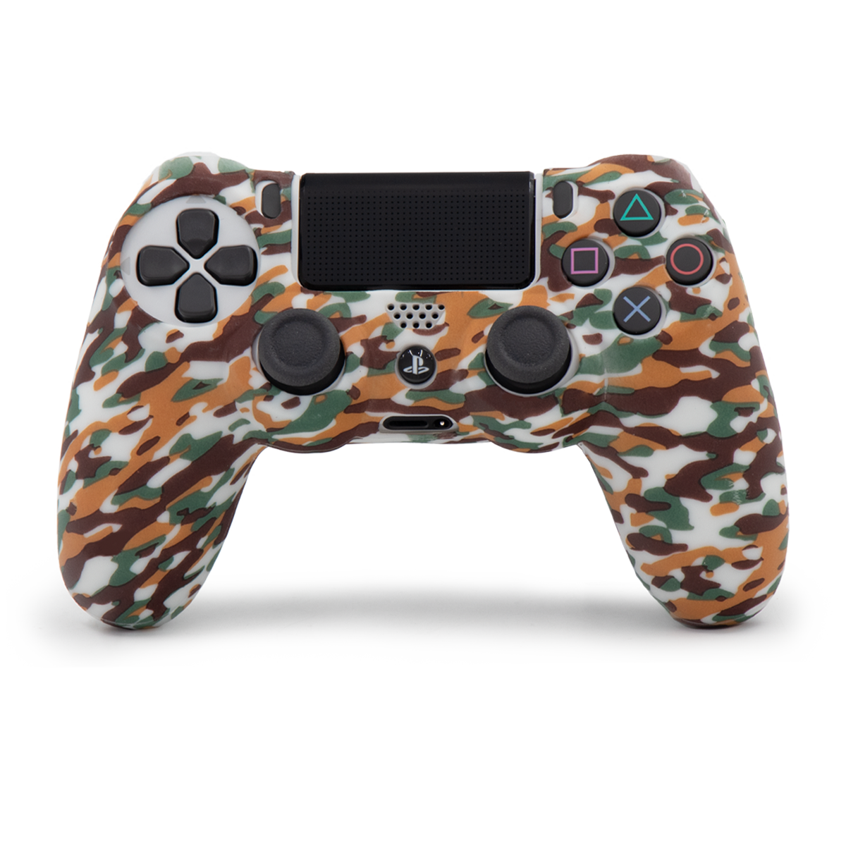 روکش دسته پلی استیشن 4 مدل چریکی نارنجی روکش دسته پلی استیشن 4 مدل چریکی نارنجی