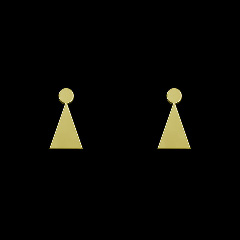 گوشواره طلا 18 عیار زنانه مدوپد مدل مثلث کد GA1-14276 گوشواره طلا 18 عیار زنانه مدوپد مدل مثلث کد GA1-14276