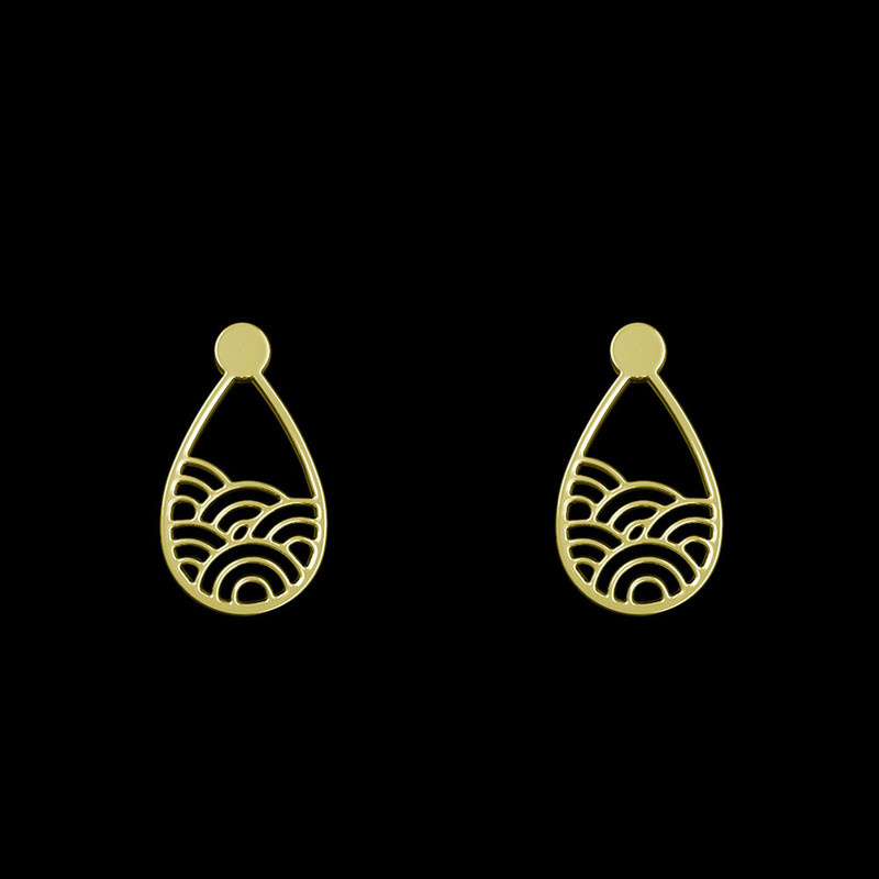 گوشواره طلا 18 عیار زنانه مدوپد مدل هندسی کد GA1-14318 گوشواره طلا 18 عیار زنانه مدوپد مدل هندسی کد GA1-14318