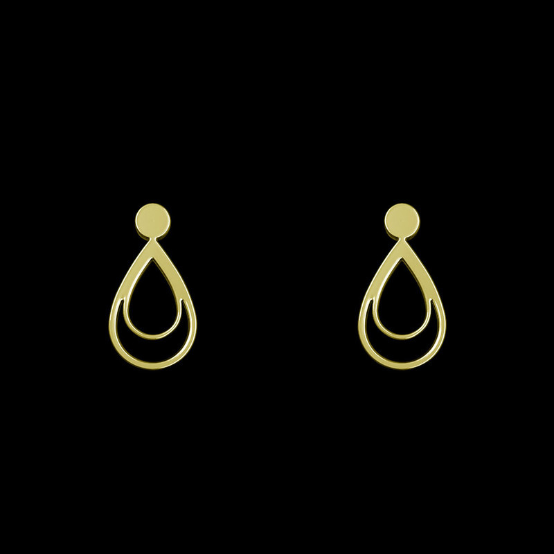 گوشواره طلا 18 عیار زنانه مدوپد مدل هندسی کد GA1-14319 گوشواره طلا 18 عیار زنانه مدوپد مدل هندسی کد GA1-14319