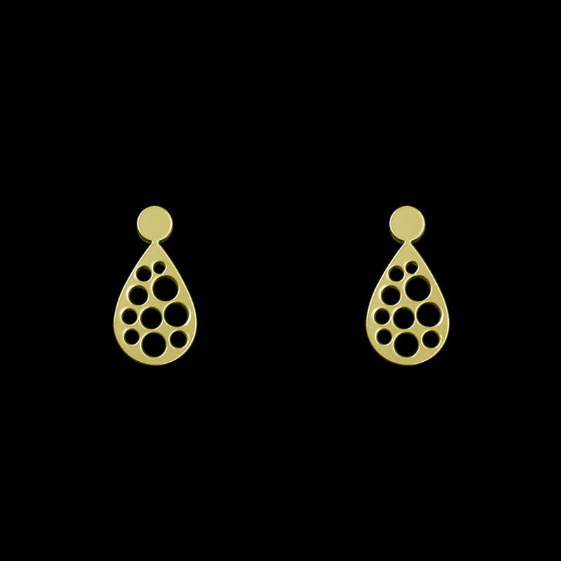 گوشواره طلا 18 عیار زنانه مدوپد مدل هندسی کد GA1-14323 گوشواره طلا 18 عیار زنانه مدوپد مدل هندسی کد GA1-14323