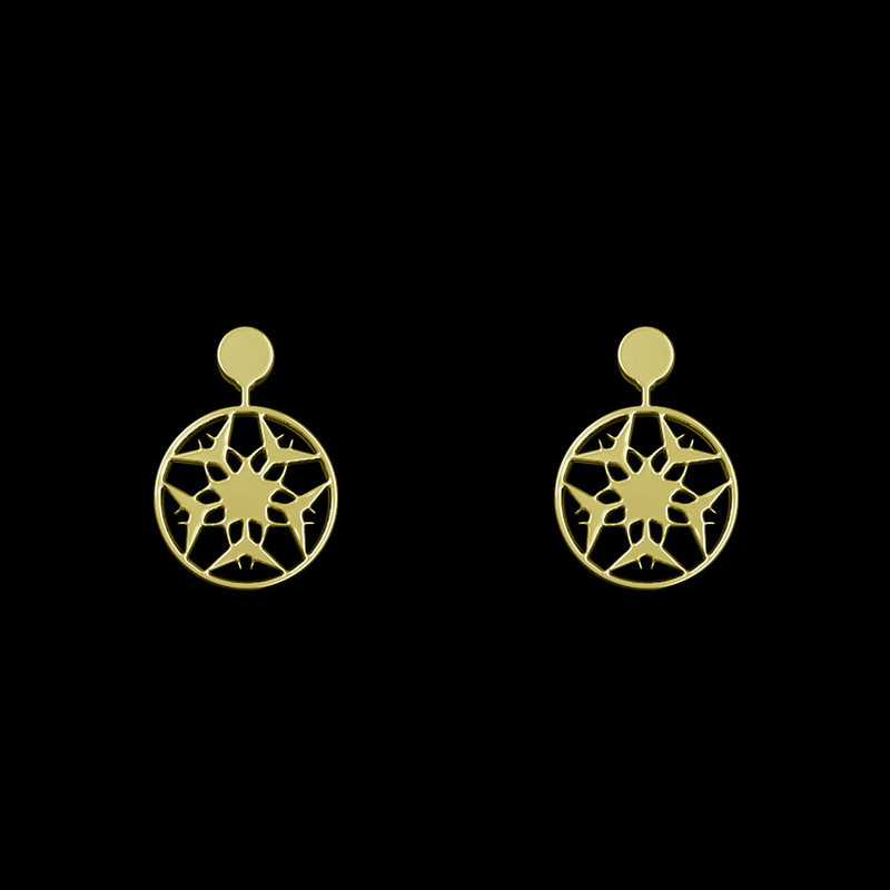 گوشواره طلا 18 عیار زنانه مدوپد مدل هندسی کد GA1-14419 گوشواره طلا 18 عیار زنانه مدوپد مدل هندسی کد GA1-14419