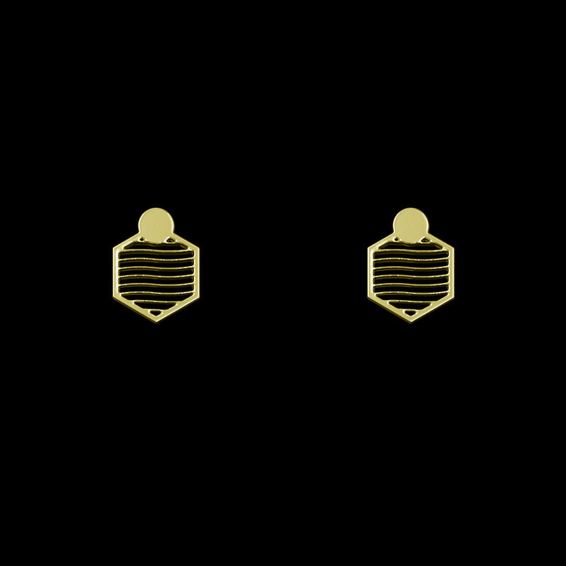 گوشواره طلا 18 عیار زنانه مدوپد مدل هندسی کد GA1-14429 گوشواره طلا 18 عیار زنانه مدوپد مدل هندسی کد GA1-14429