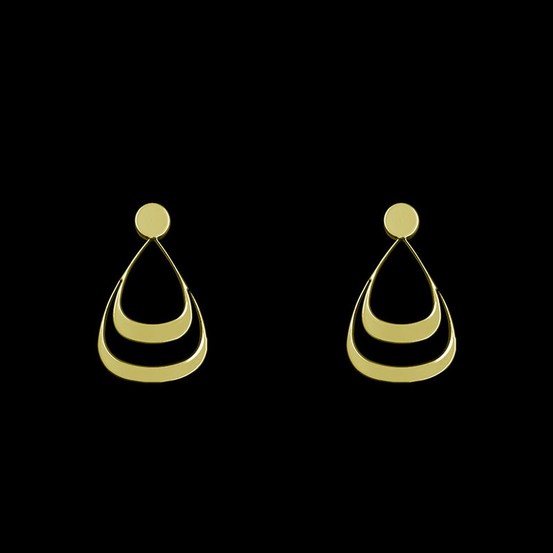 گوشواره طلا 18 عیار زنانه مدوپد مدل اشک کد GA1-14466 گوشواره طلا 18 عیار زنانه مدوپد مدل اشک کد GA1-14466