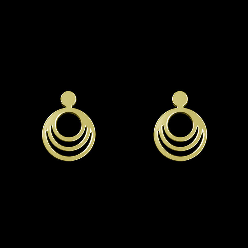 گوشواره طلا 18 عیار زنانه مدوپد مدل هندسی کد GA1-14482 گوشواره طلا 18 عیار زنانه مدوپد مدل هندسی کد GA1-14482