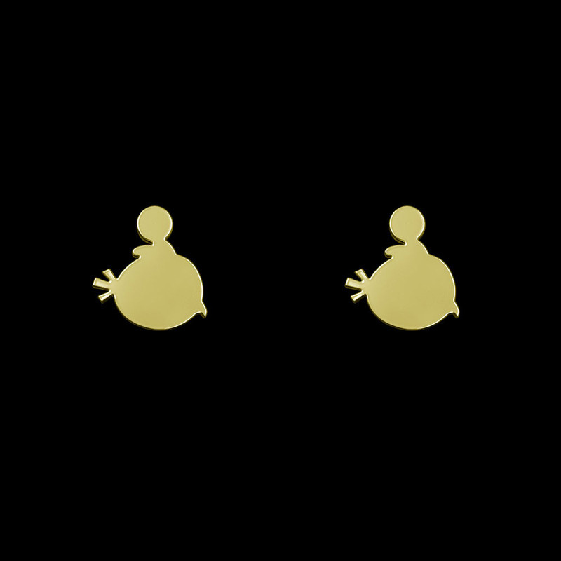 گوشواره طلا 18 عیار زنانه مدوپد مدل هندسی کد GA1-14542 گوشواره طلا 18 عیار زنانه مدوپد مدل هندسی کد GA1-14542