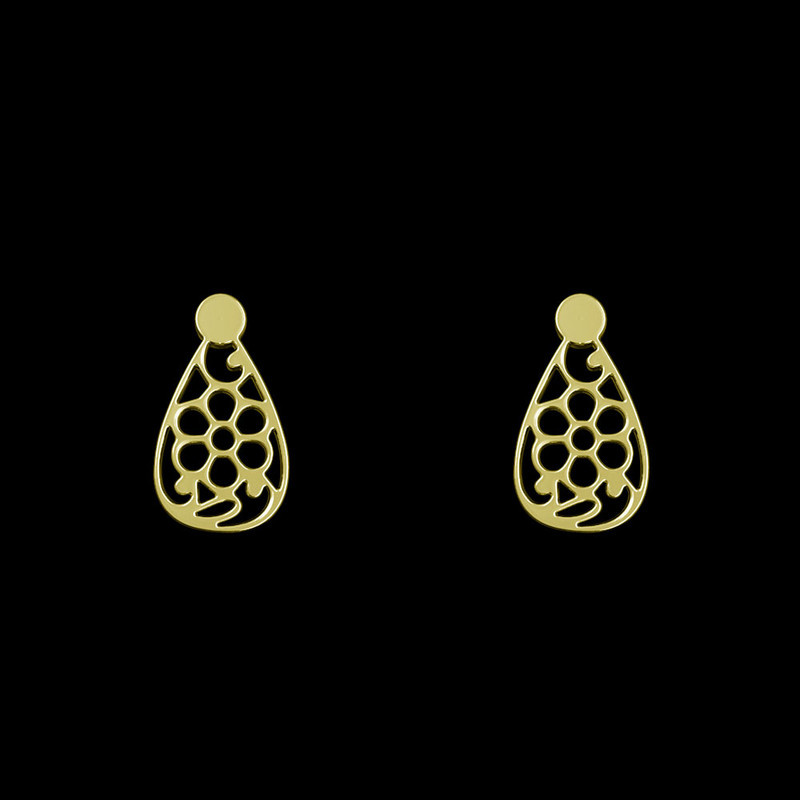 گوشواره طلا 18 عیار زنانه مدوپد مدل هندسی کد GA1-14570 گوشواره طلا 18 عیار زنانه مدوپد مدل هندسی کد GA1-14570