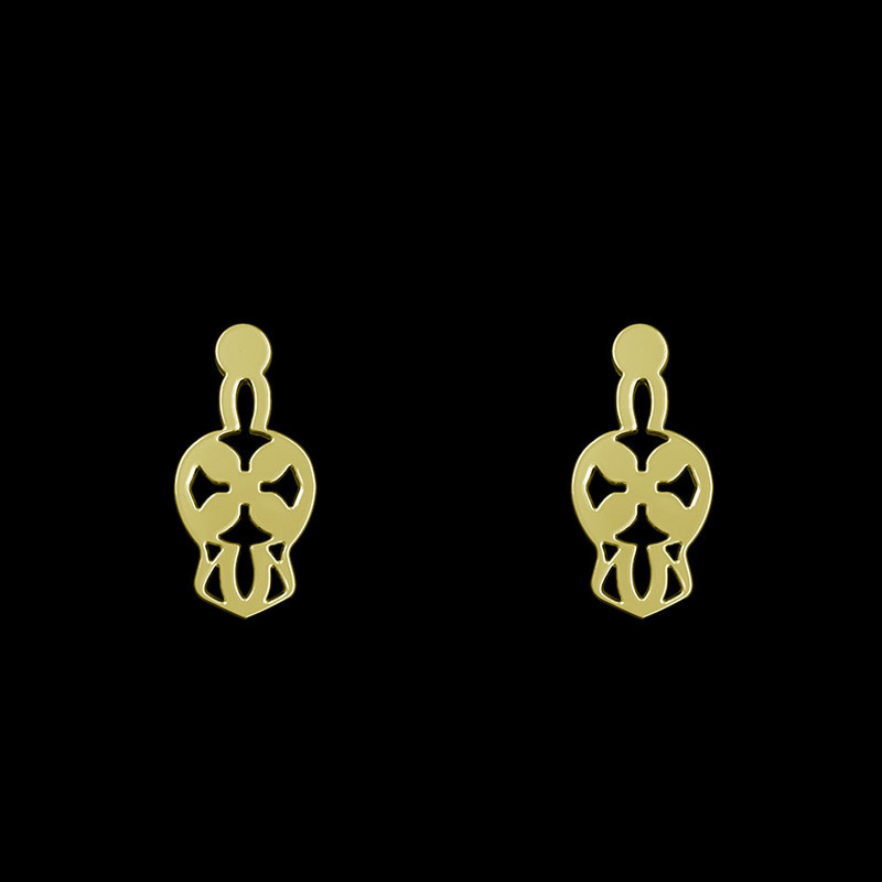 گوشواره طلا 18 عیار زنانه مدوپد مدل هندسی کد GA1-14628 گوشواره طلا 18 عیار زنانه مدوپد مدل هندسی کد GA1-14628