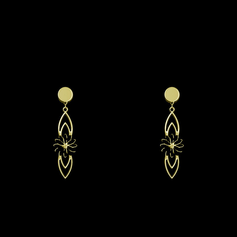 گوشواره طلا 18 عیار زنانه مدوپد مدل هندسی کد GA1-14640 گوشواره طلا 18 عیار زنانه مدوپد مدل هندسی کد GA1-14640