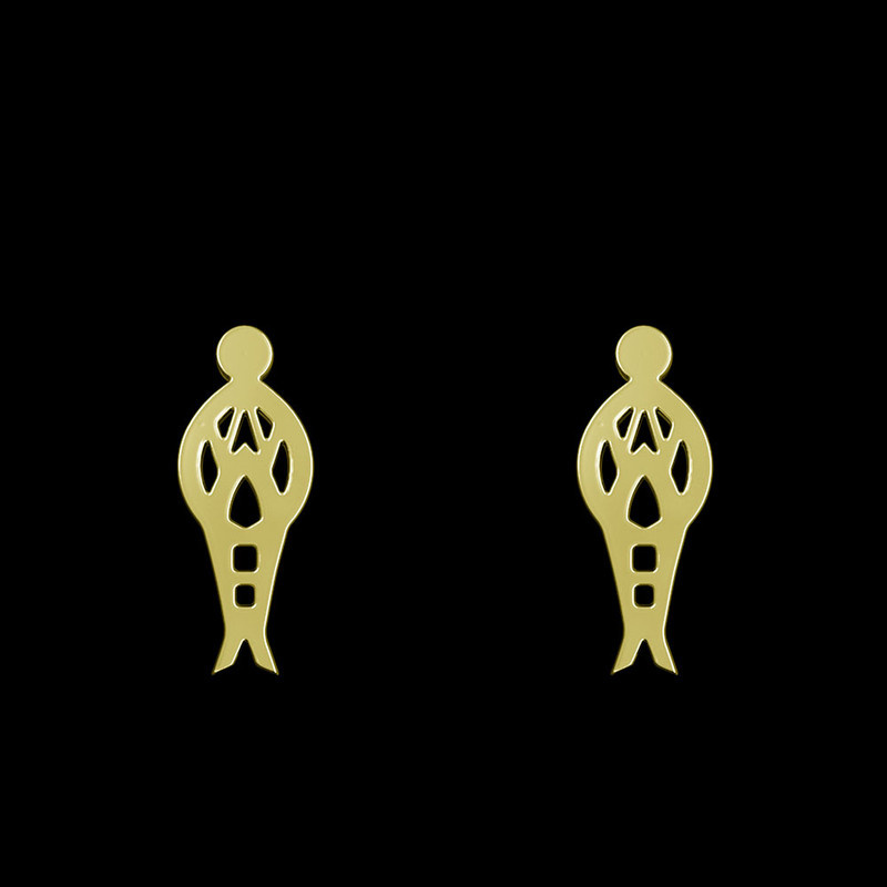 گوشواره طلا 18 عیار زنانه مدوپد مدل هندسی کد GA1-14682 گوشواره طلا 18 عیار زنانه مدوپد مدل هندسی کد GA1-14682