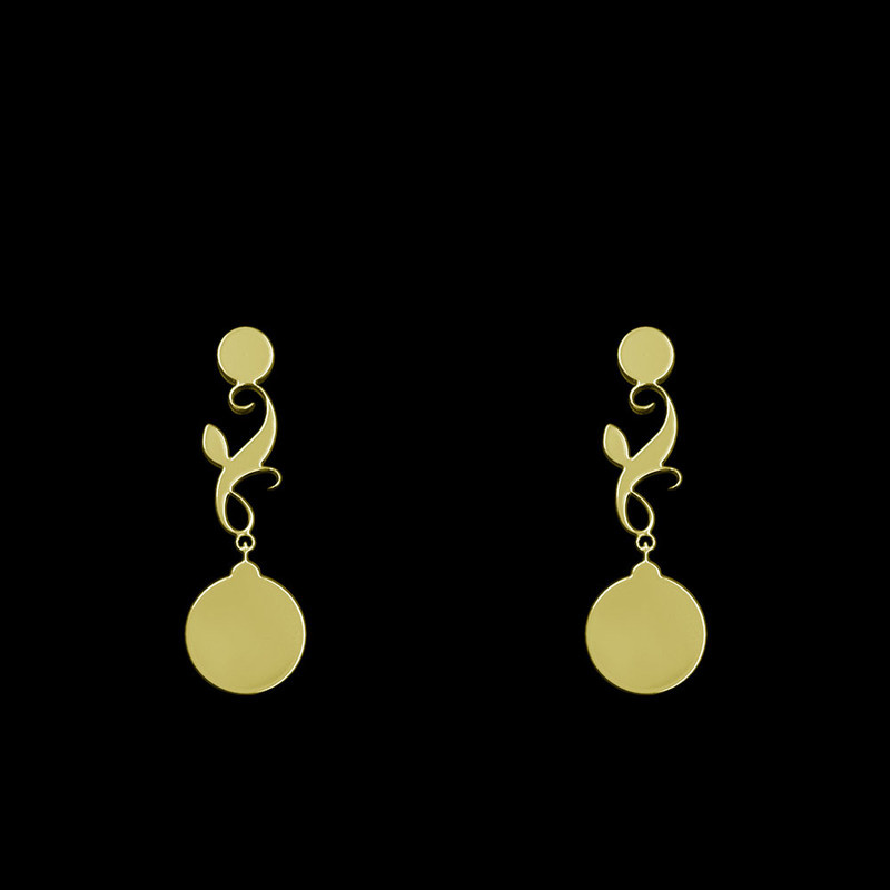 گوشواره طلا 18 عیار زنانه مدوپد مدل هندسی کد GA1-14690 گوشواره طلا 18 عیار زنانه مدوپد مدل هندسی کد GA1-14690