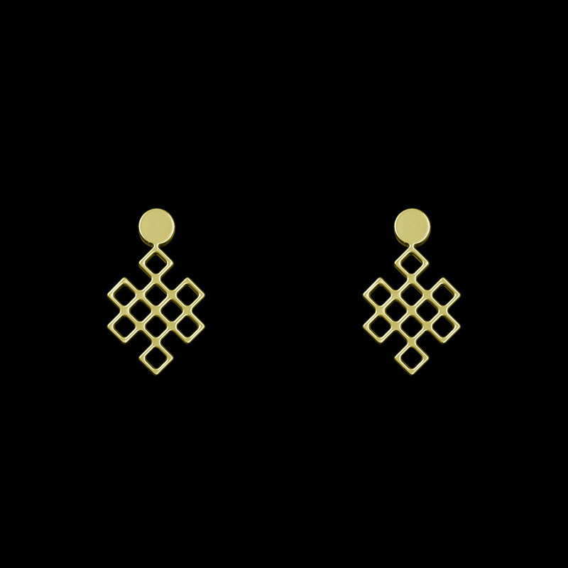 گوشواره طلا 18 عیار زنانه مدوپد مدل هندسی کد GA1-14693 گوشواره طلا 18 عیار زنانه مدوپد مدل هندسی کد GA1-14693