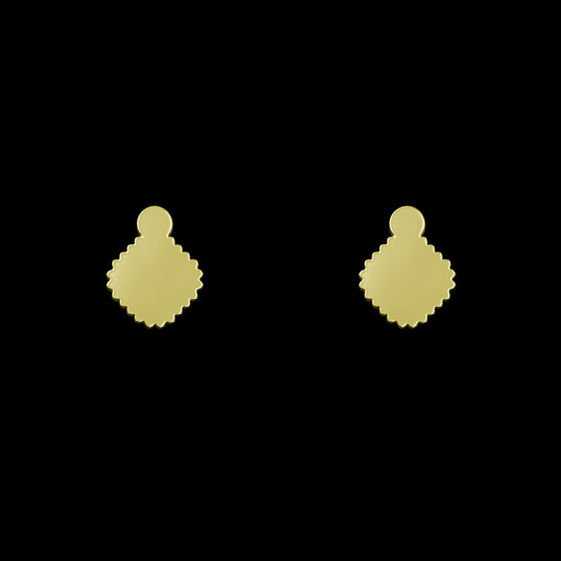 گوشواره طلا 18 عیار زنانه مدوپد مدل هندسی کد GA1-14722 گوشواره طلا 18 عیار زنانه مدوپد مدل هندسی کد GA1-14722