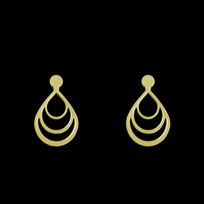 گوشواره طلا 18 عیار زنانه مدوپد مدل هندسی کد GA1-14753 گوشواره طلا 18 عیار زنانه مدوپد مدل هندسی کد GA1-14753