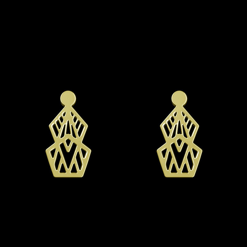 گوشواره طلا 18 عیار زنانه مدوپد مدل هندسی کد GA1-14783 گوشواره طلا 18 عیار زنانه مدوپد مدل هندسی کد GA1-14783