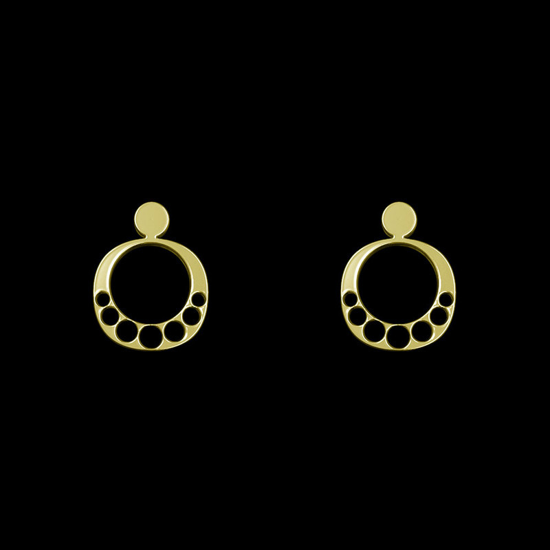 گوشواره طلا 18 عیار زنانه مدوپد مدل هندسی کد GA1-14790 گوشواره طلا 18 عیار زنانه مدوپد مدل هندسی کد GA1-14790