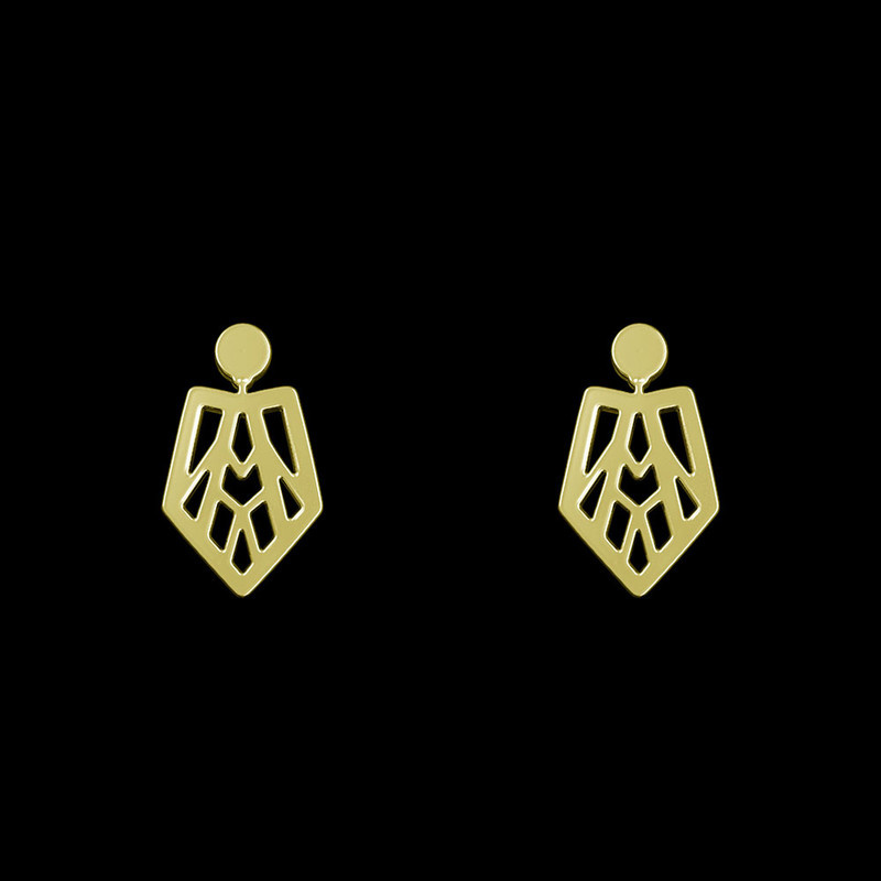 گوشواره طلا 18 عیار زنانه مدوپد مدل هندسی کد GA1-14789 گوشواره طلا 18 عیار زنانه مدوپد مدل هندسی کد GA1-14789