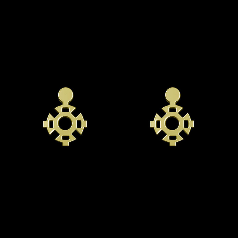 گوشواره طلا 18 عیار زنانه مدوپد مدل هندسی کد GA1-14867 گوشواره طلا 18 عیار زنانه مدوپد مدل هندسی کد GA1-14867