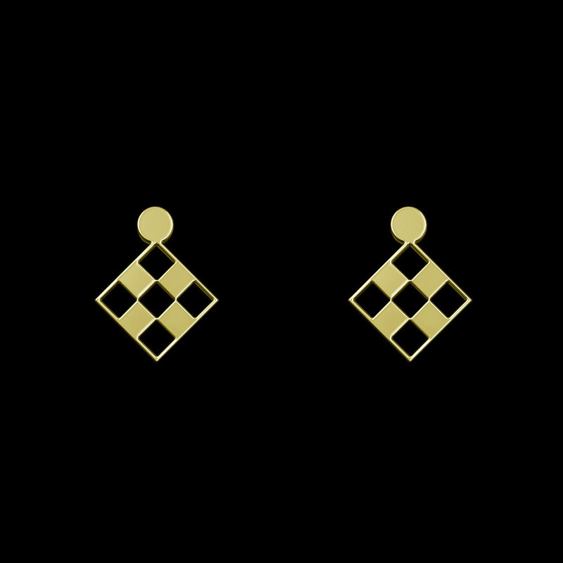 گوشواره طلا 18 عیار زنانه مدوپد مدل هندسی کد GA1-14899 گوشواره طلا 18 عیار زنانه مدوپد مدل هندسی کد GA1-14899