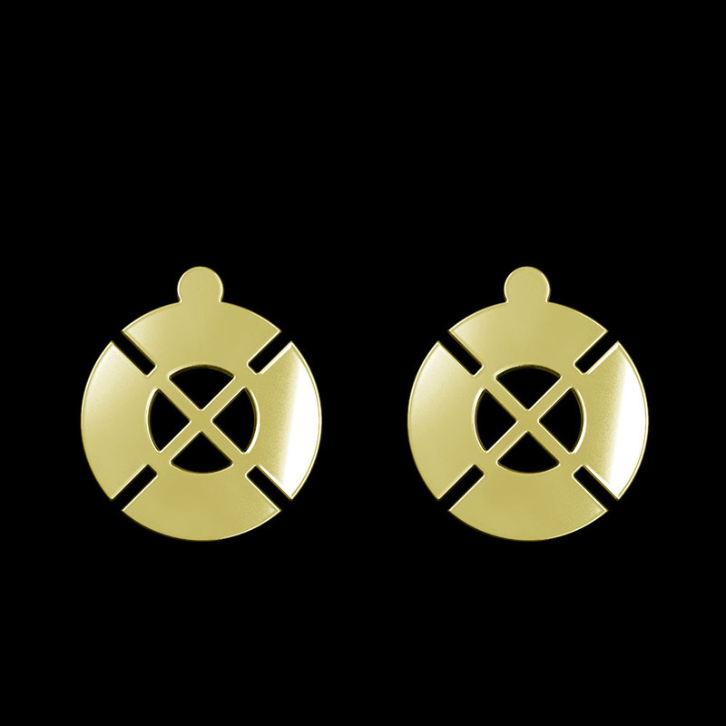 گوشواره طلا 18 عیار زنانه مدوپد مدل هندسی کد GA1-14913 گوشواره طلا 18 عیار زنانه مدوپد مدل هندسی کد GA1-14913