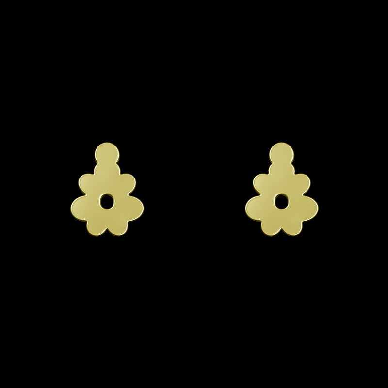 گوشواره طلا 18 عیار زنانه مدوپد مدل هندسی کد GA1-14926 گوشواره طلا 18 عیار زنانه مدوپد مدل هندسی کد GA1-14926