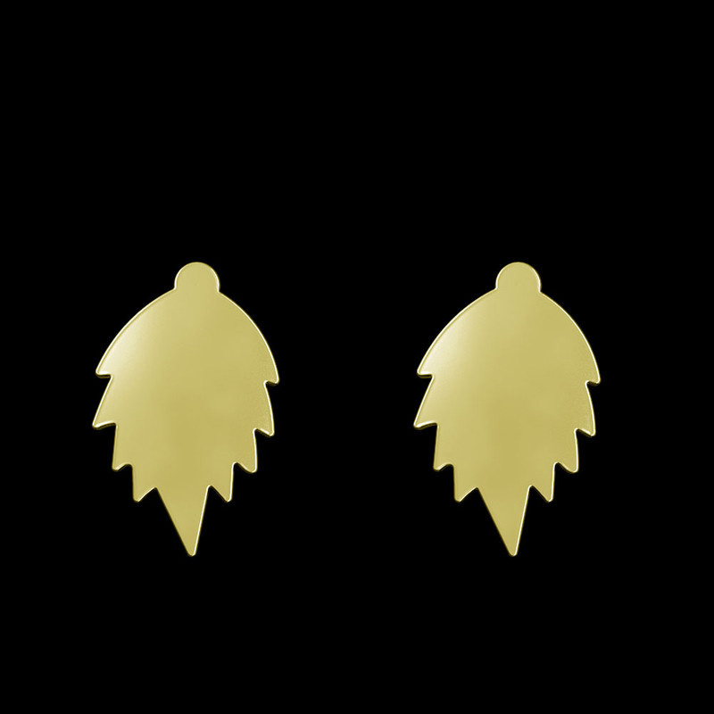 گوشواره طلا 18 عیار زنانه مدوپد مدل برگ کد GA1-14964 گوشواره طلا 18 عیار زنانه مدوپد مدل برگ کد GA1-14964