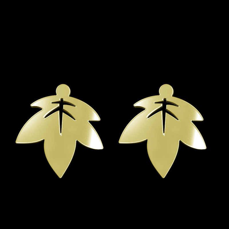 گوشواره طلا 18 عیار زنانه مدوپد مدل برگ کد GA1-14965 گوشواره طلا 18 عیار زنانه مدوپد مدل برگ کد GA1-14965